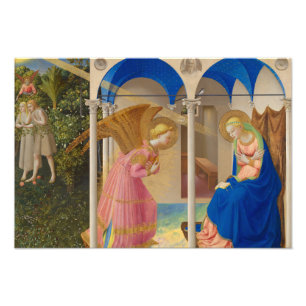 Die Verkündung 1426 von Fra Angelico Fotodruck