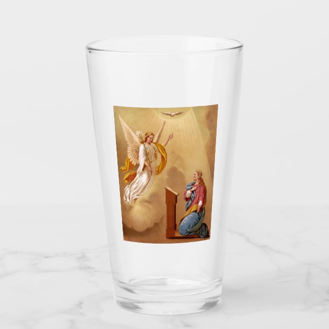 Die Verkündung der Jungfrau Mary Glas (Vorderseite)