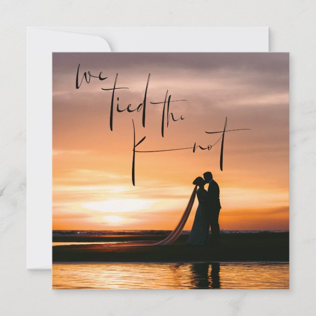 Die Verkündung des Fotos des Knotens Mitteilungskarte (Vorderseite)