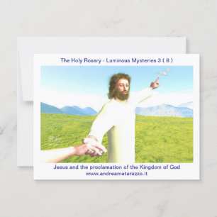 Die Verkündung des Reiches Gottes Postkarte