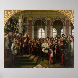 Die Verkündung Wilhelms Poster