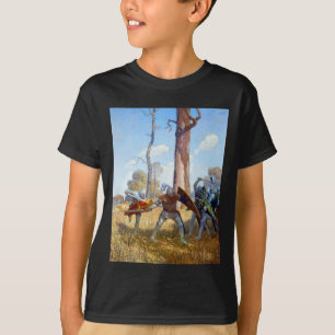 Die Verlegung von Sir Lamorak, c. 1922 von N.C. Wy T-Shirt