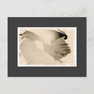 die Verlobung Ankündigungspostkarte