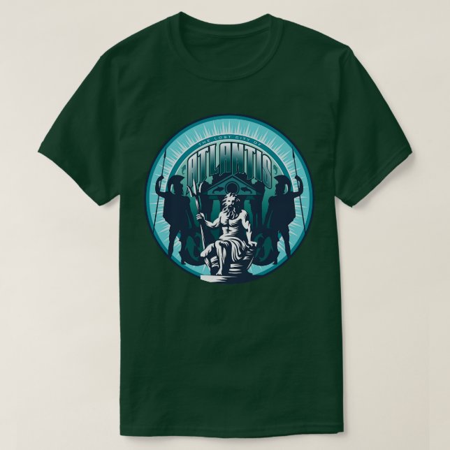 Die verlorene Stadt Atlantis T-Shirt (Design vorne)