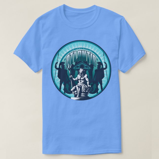 Die verlorene Stadt Atlantis T-Shirt (Design vorne)