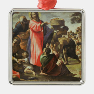 Die Vermehrung der Laibe und der Fische Silbernes Ornament