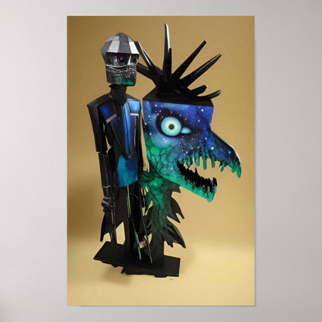 Die verrückte Biologie des Hammerhanded Surrealism Poster (Vorne)