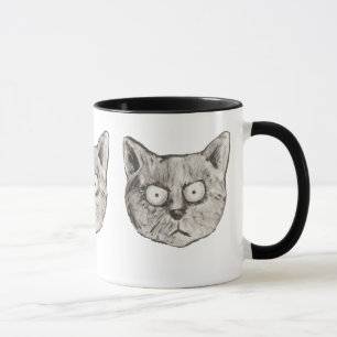 Die verrückte Katze Tasse