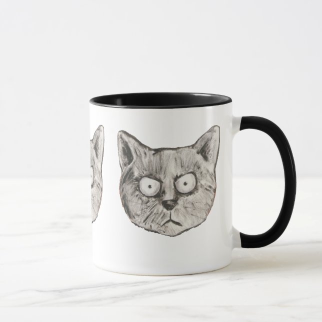 Die verrückte Katze Tasse (Rechts)