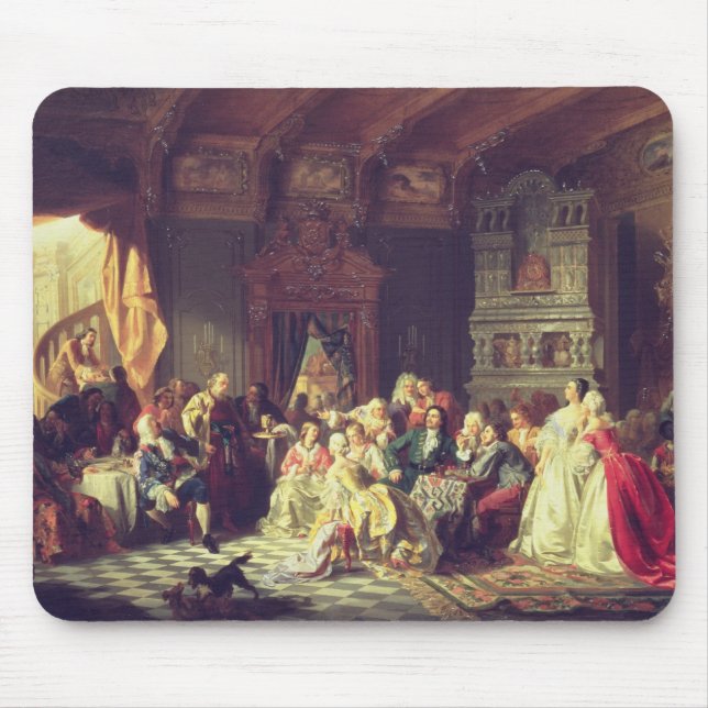 Die Versammlung unter Peter der Große Mousepad (Vorne)