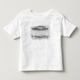 Die Verschiebungs-sinkendes und steigendes Kleinkind T-shirt