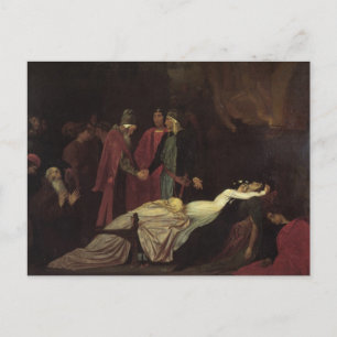 Die Versöhnung der Montagues und Capulets Postkarte