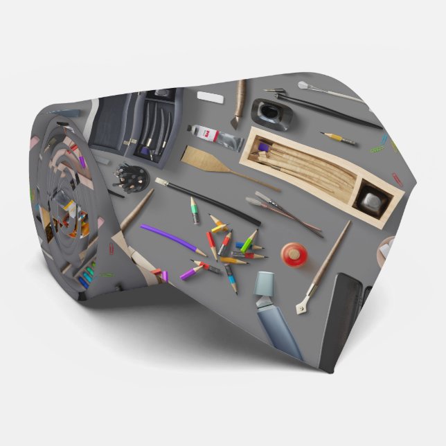 Die Versorgungen des Künstlers Krawatte (Gerollt)