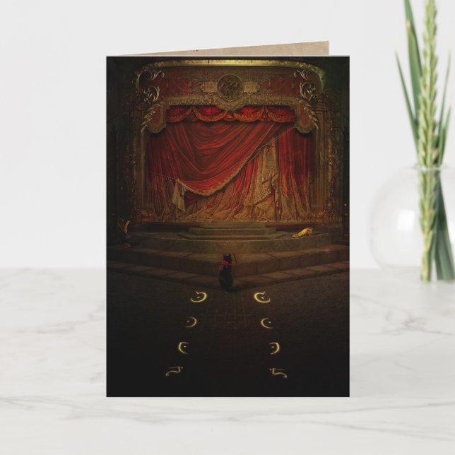 Die verspätete Grußkarte anzeigen. Karte (Vorderseite)