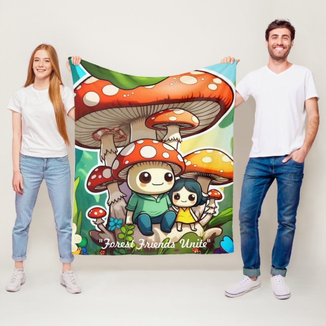 "Die verspielte Seite der Natur" Fleecedecke (Beispiel)