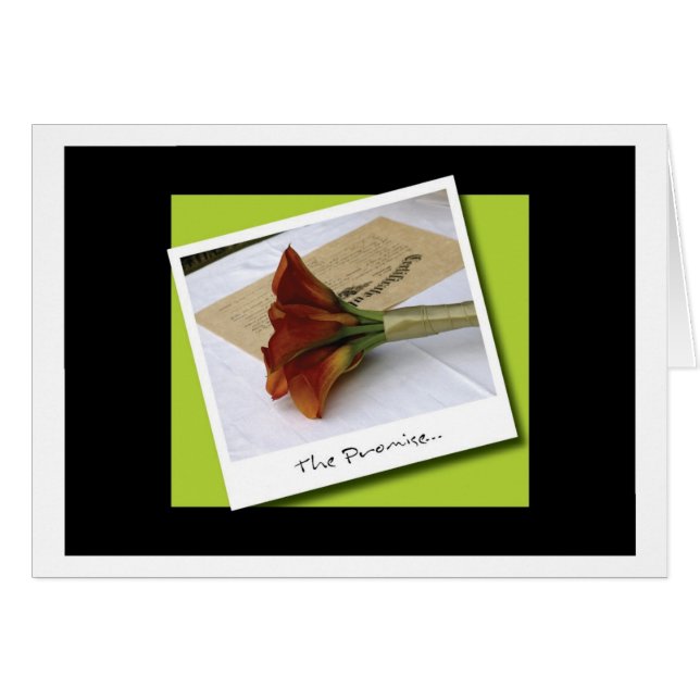 Die Versprechen-Karte… (Vorderseite (Horizontal))