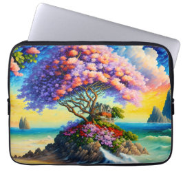 Die versteckte Insel im Ozean Laptopschutzhülle