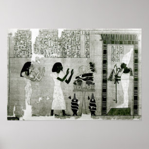 Die Verstorbenen begleitet von seiner Schwester Poster