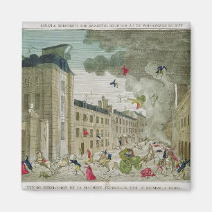 Die versuchte Ermordung Napoleons Bonapartes Magnet