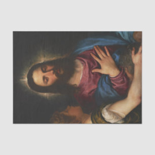Die Versuchung Christi, Tizian Seidenpapier