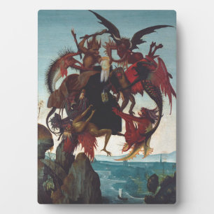 Die Versuchung des Heiligen Antonius von Michelang Fotoplatte