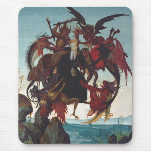 Die Versuchung des heiligen Antonius von Michelang Mousepad