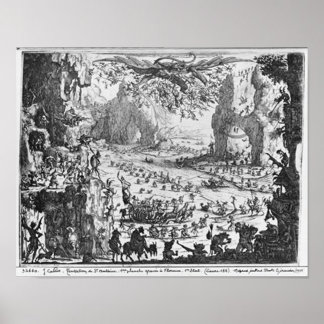 Die Versuchung des Hl. Anthony Poster (Vorne)
