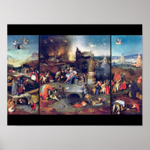 Die Versuchung von Saint Anthony, Bosch Poster