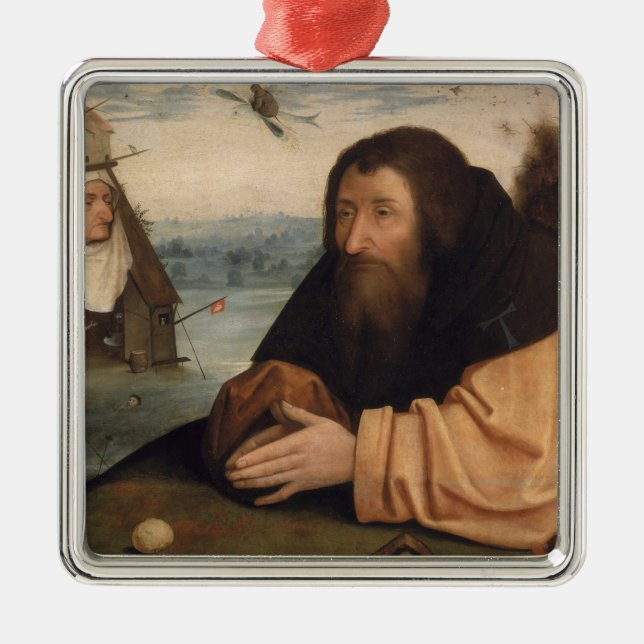 Die Versuchung von St Anthony 2 Silbernes Ornament (Vorne)