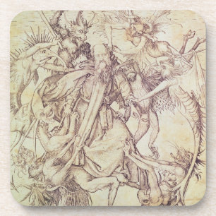 Die Versuchung von St Anthony (Stich) Getränkeuntersetzer