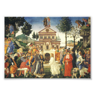 Die Versuchungen Christi von Sandro Botticelli Fotodruck