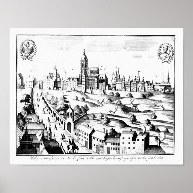 Die Verteidigung Prag, 3. August 1618 Poster (Vorne)