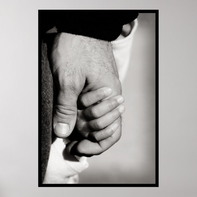 Die vertrauensvolle schützende Liebe eines Vaters Poster (Vorne)