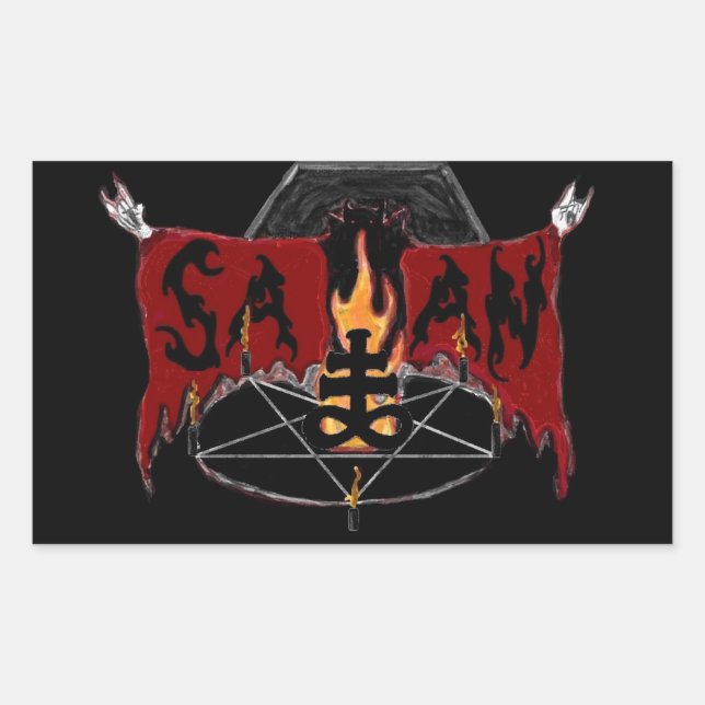 Die Verurteilung Rechteckiger Aufkleber (Vorderseite)