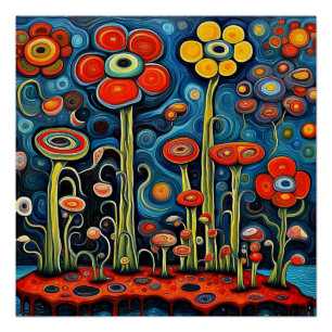 Die verworrenen Blume Poster