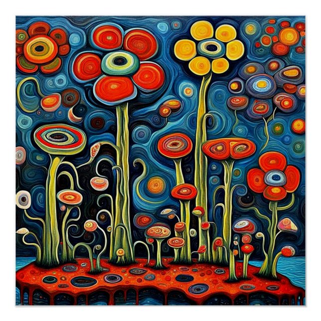 Die verworrenen Blume Poster (Vorderseite)