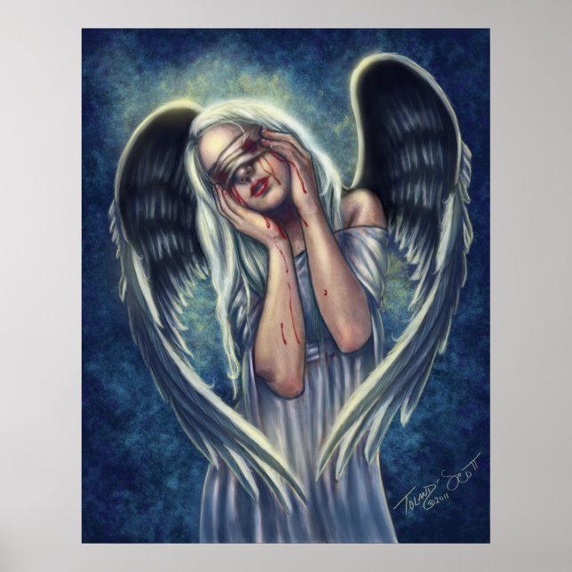 Die verwundete Angel-Leinwand Poster (Vorne)