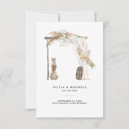 Die verzauberte afrikanische Safari-Hochzeit rette