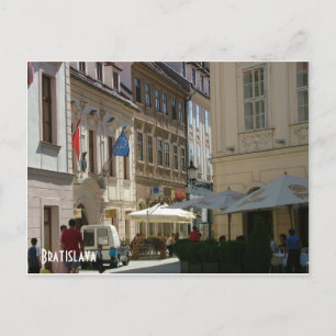 Die verzauberte Ecke in Bratislava Postkarte