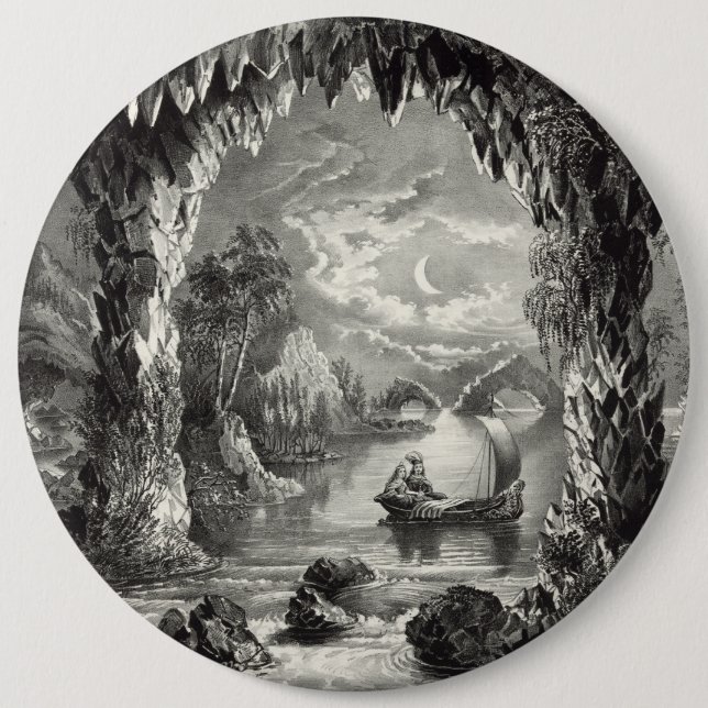 Die verzauberte Höhle Button (Vorderseite)