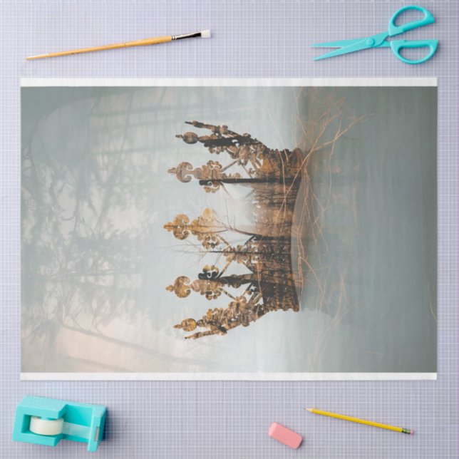 Die verzauberte Krone Jesu Seidenpapier (Basteln)