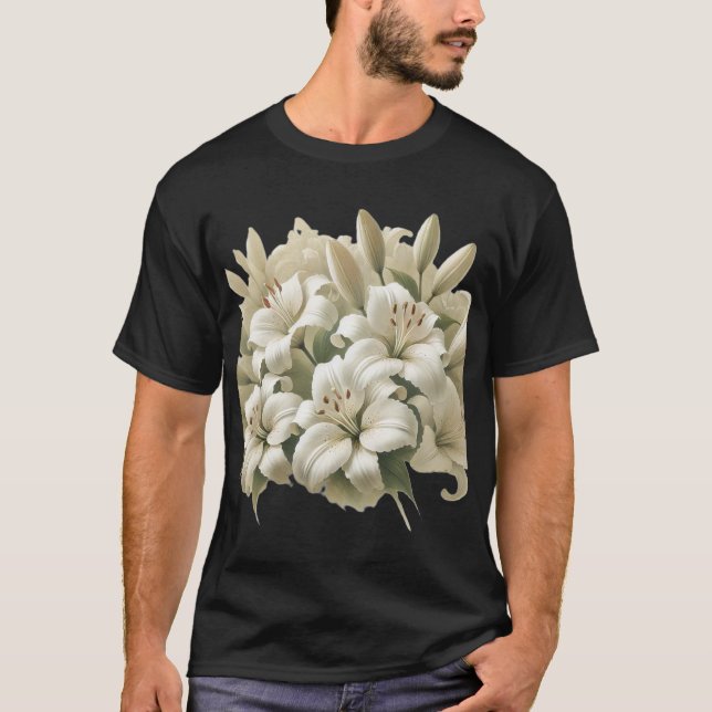 "Die Verzauberung von Blume: Petalen, die das T-Sh T-Shirt (Vorderseite)