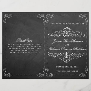 Die Verzierte Chalkboard Wedding Collection - Prog