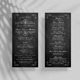 Die Verzierte Chalkboard Wedding Collection - Prog Programm