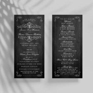 Die Verzierte Chalkboard Wedding Collection - Prog Werbekarte