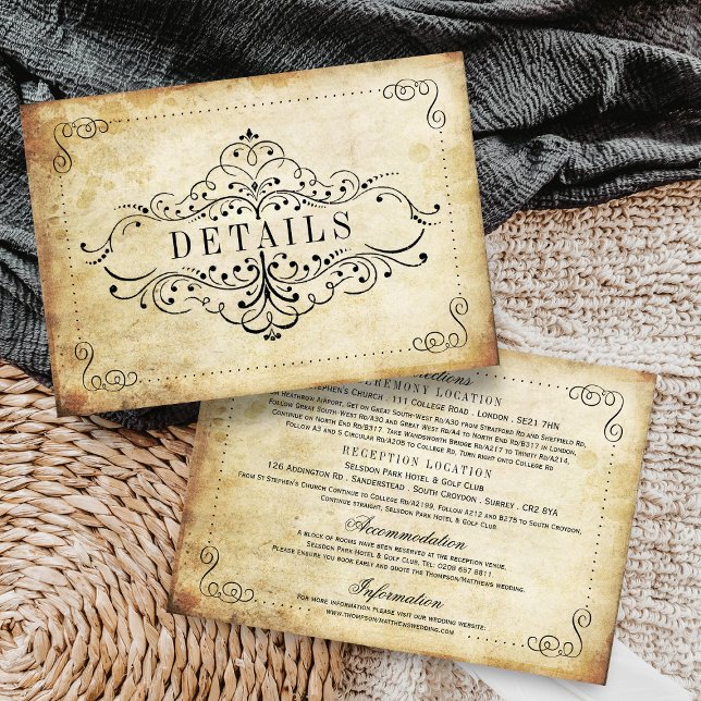 Die Verzierte, Geblüht Hochzeitskollektion des Jah Begleitkarte (Von Creator hochgeladen)