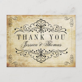 Die Verzierte, Geblüht Hochzeitskollektion des Jah Postkarte