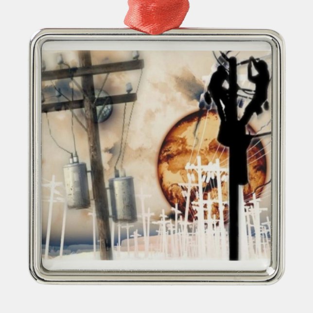 Die Verzierung des Störungssuchers Ornament Aus Metall (Vorne)