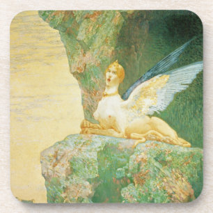 Die Verzweiflung der Sphinxes, 1890 Untersetzer