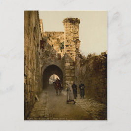 Die Via Dolorosa in Jerusalem Postkarte
